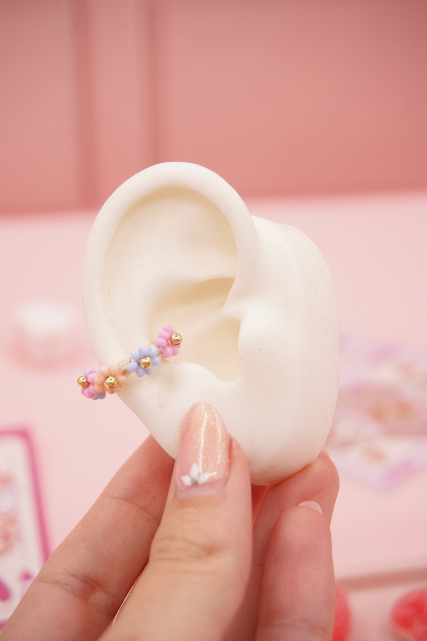 EARCUFF FLORES ORO GOLFI EC 284 - Dakaty