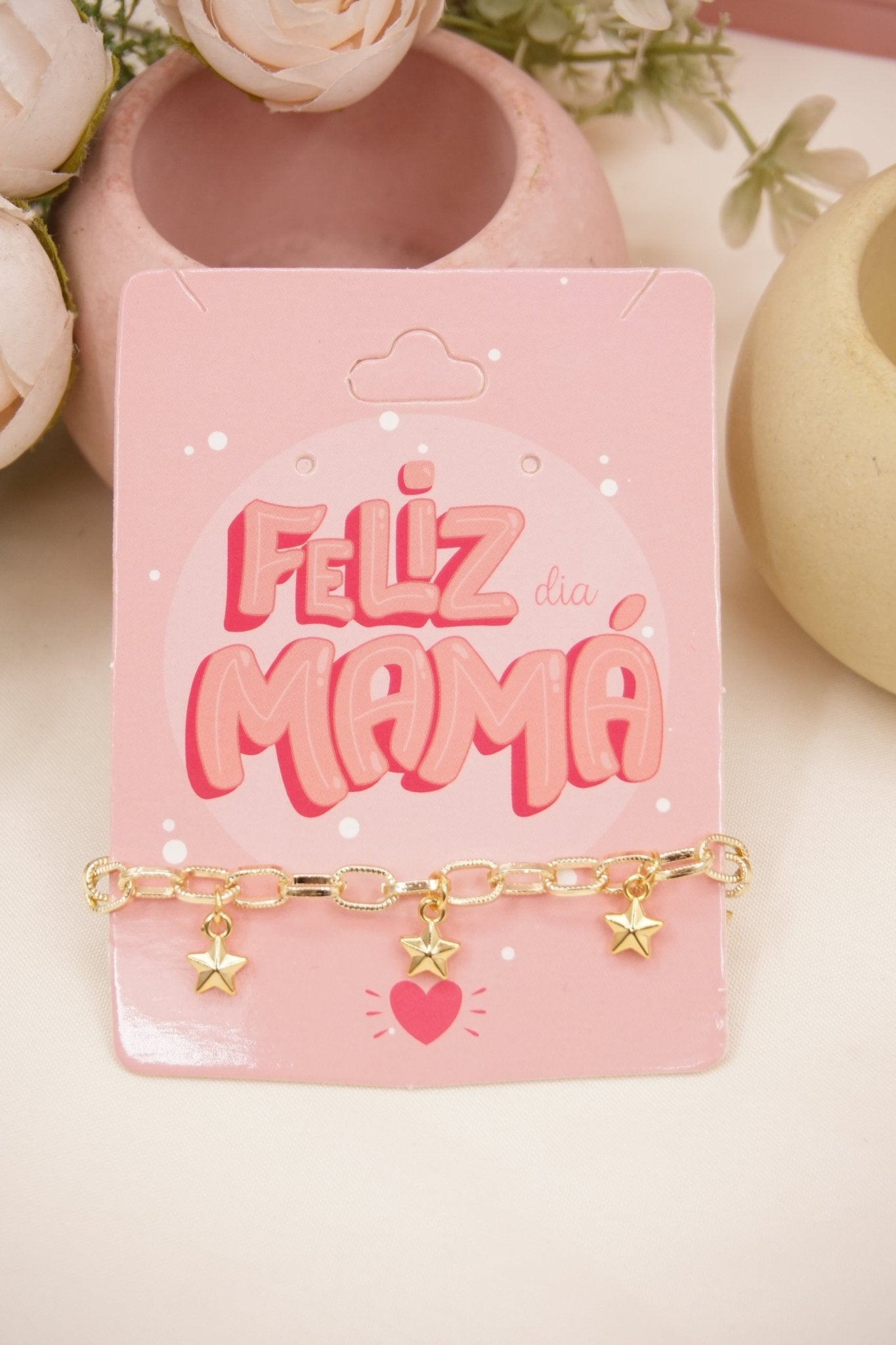 PULSERA FELIZ DIA MAMÁ ORO GOLFI P 756 - Dakaty