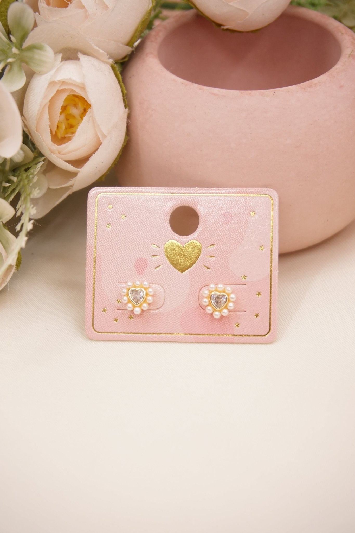 TOPO PERLAS CORAZON COVER GOLD D 2157 - Dakaty