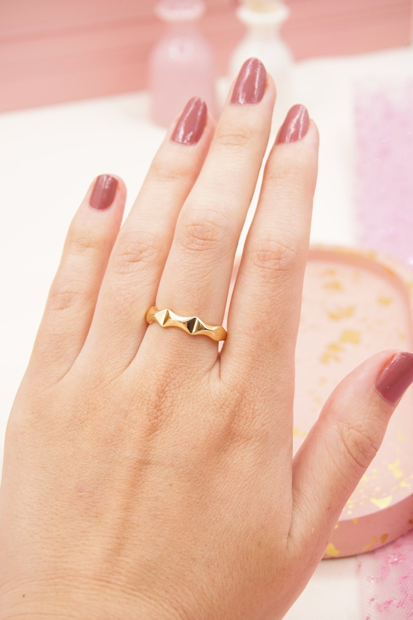 ANILLO COVER GOLD AN 427 - Dakaty