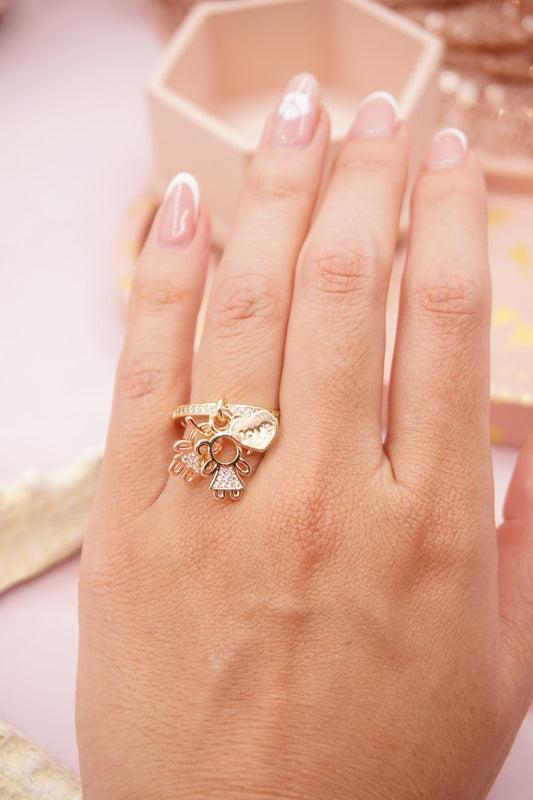 ANILLO COVER GOLD AN 436 - Dakaty