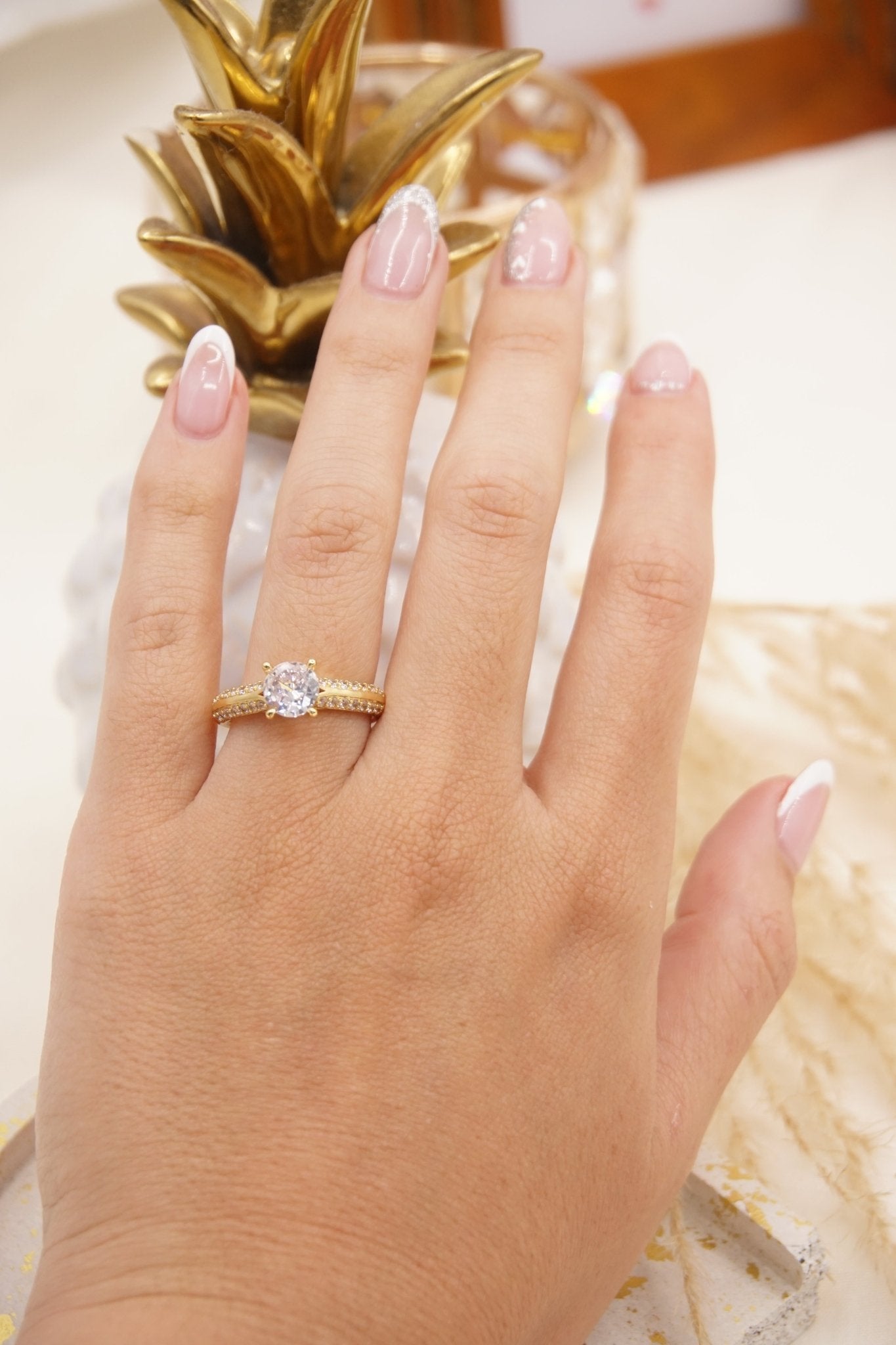 ANILLO COVER GOLD AN 455 - Dakaty