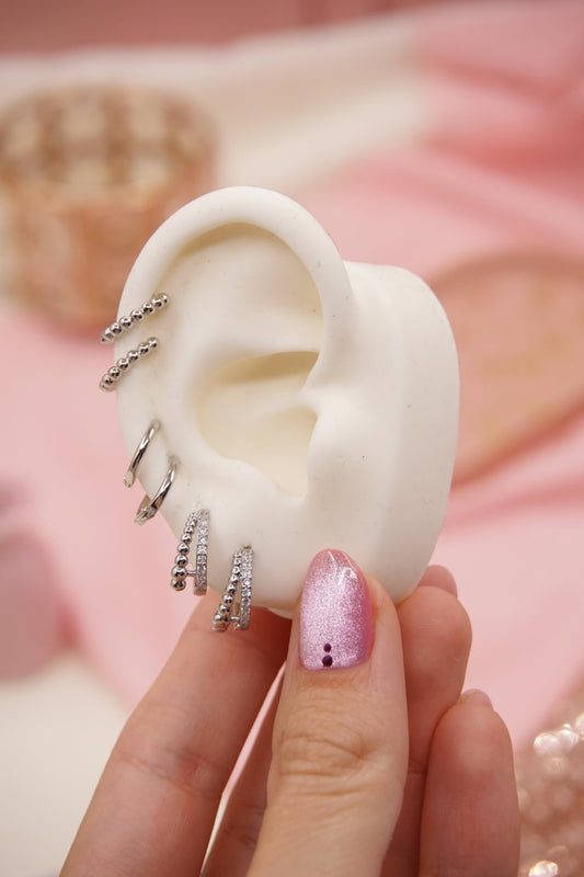 ARETE COVER GOLD D 1962 (juego x3 pares de candongas) - Dakaty