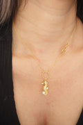 COLLAR DIJE RODIO Y ORO GOLFI B 1104 - Dakaty