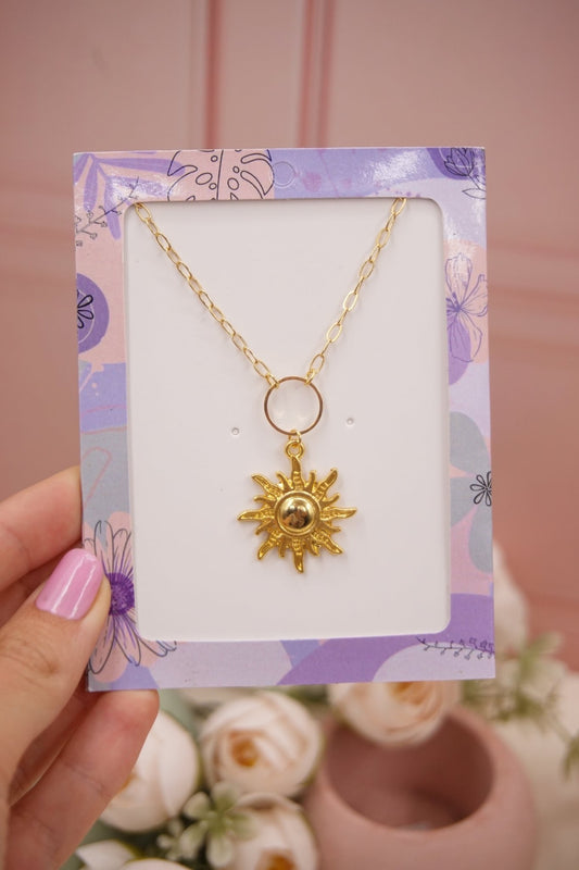 COLLAR ORO GOLFI SOBRE MORADO B 1052 - Dakaty