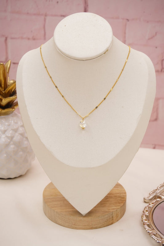 COLLAR ORO GOLFI Y DIJE EN SWAROVSKI B 1024 - Dakaty