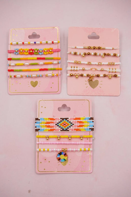 PAQUETE X 3 SETS DE PULSERAS 22 - Dakaty
