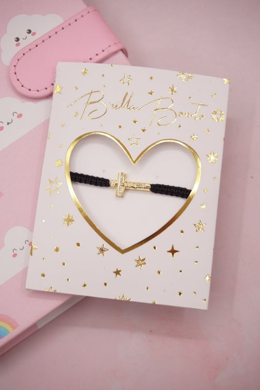 PULSERA ORO GOLFI Y DIJE EN RODIO P 680 (incluye sobre) - Dakaty